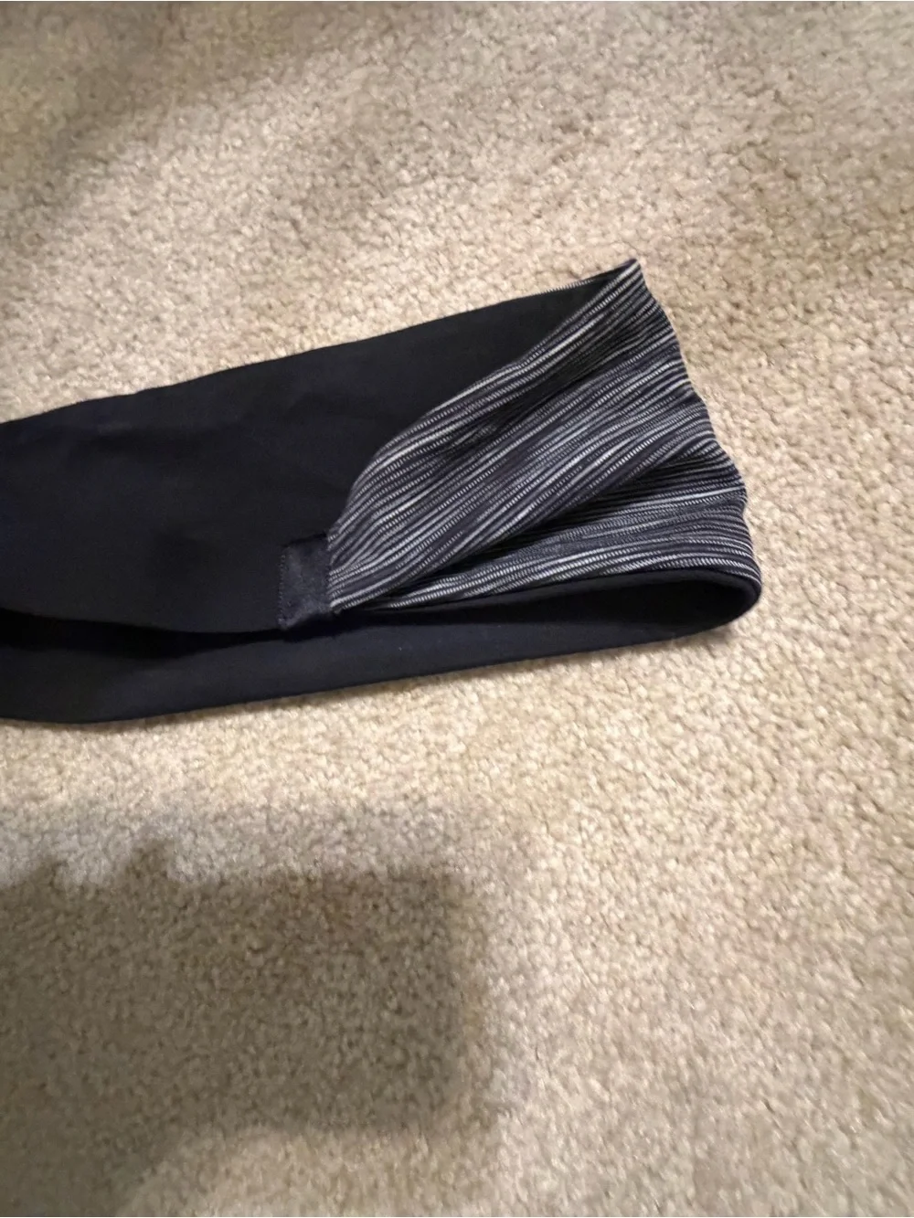 Lululemon Black & Space Dye Headband / Sweatband | One Size